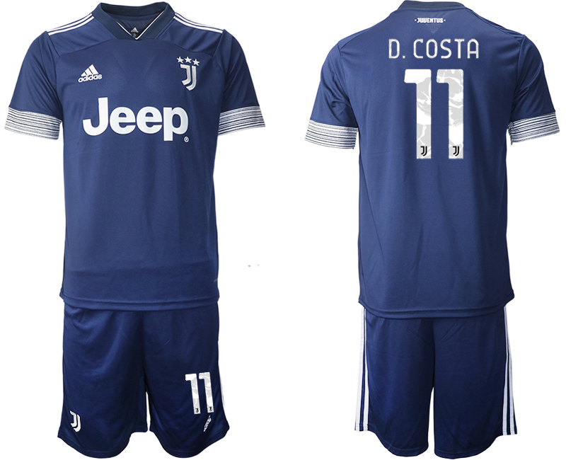 Men 2020-2021 club Juventus away #11 blue Soccer Jerseys->juventus jersey->Soccer Club Jersey